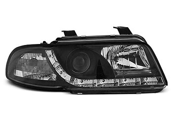 HEADLIGHTS AUDI A4 11.94-12.98 DAYLIGHT BLACK