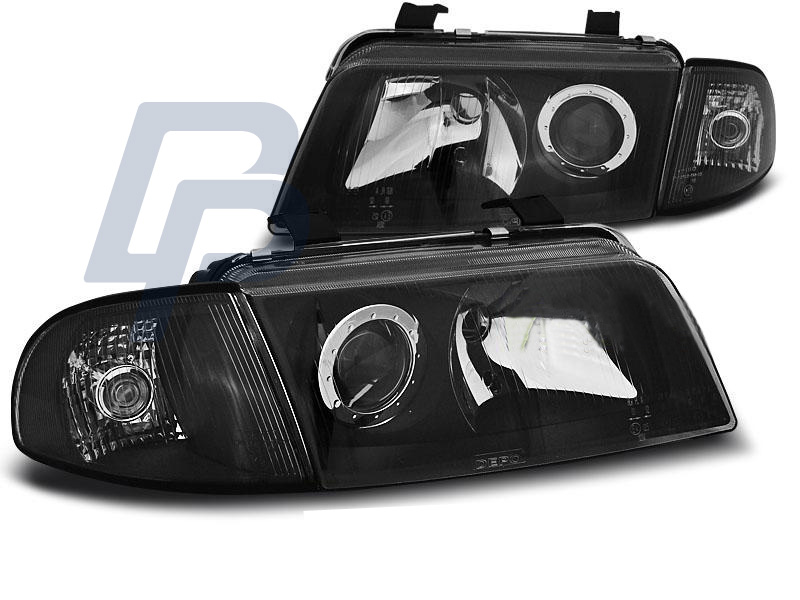 HEADLIGHTS AUDI A4 11.94-12.98 BLACK - 3
