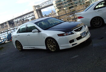 HONDA ACCORD 03-05 4D MUGEN STYLE ABS FRONT BUMPERLIP [SIX]
