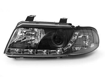 HEADLIGHTS AUDI A4 01.99-09.00 DAYLIGHT BLACK