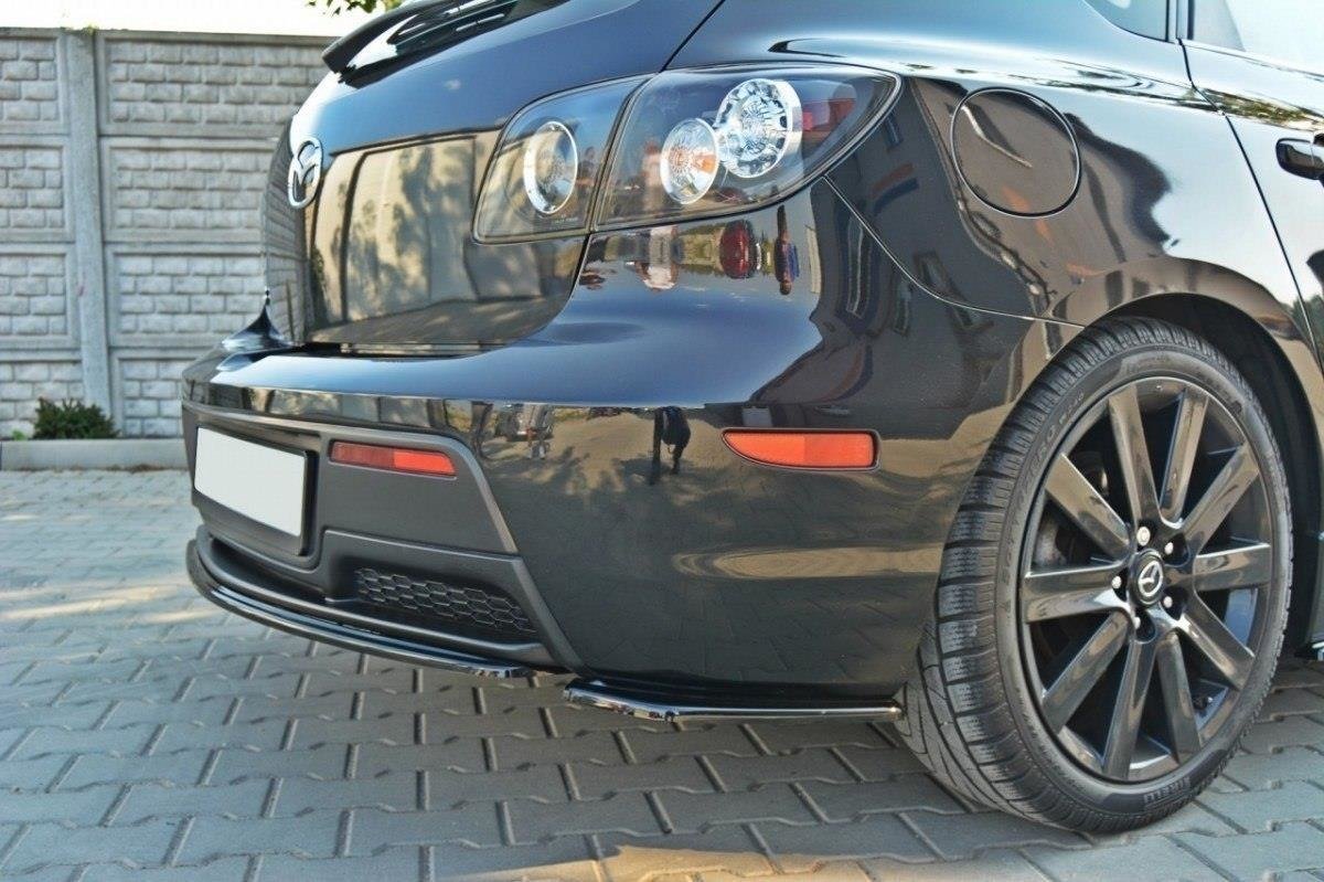 Rear Side Splitters Mazda 3 MPS Mk1 US-Spec Version - 2