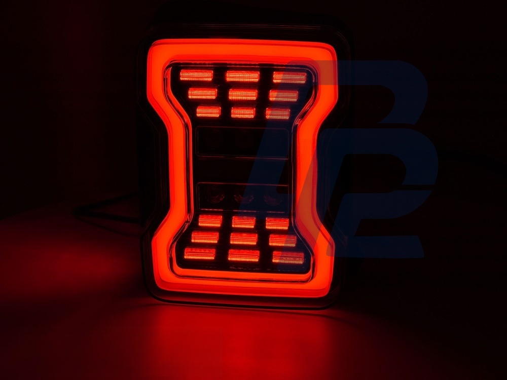 Tail Lights for Jeep Wrangler JK 2007–2018 LED Smoked - 7