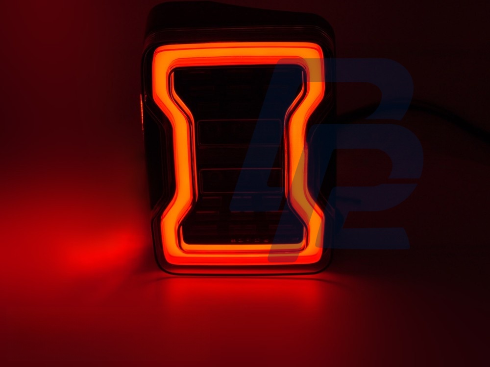 Tail Lights for Jeep Wrangler JK 2007–2018 LED Smoked - 6