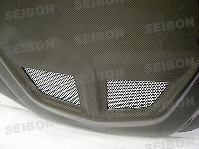 HONDA CIVIC 99-00 SEIBON EVO CARBON HOOD - 2