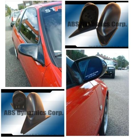 HONDA CIVIC 96-00 SPL-TUNING SPOON STYLE MIRRORS (MANUAL) - 2