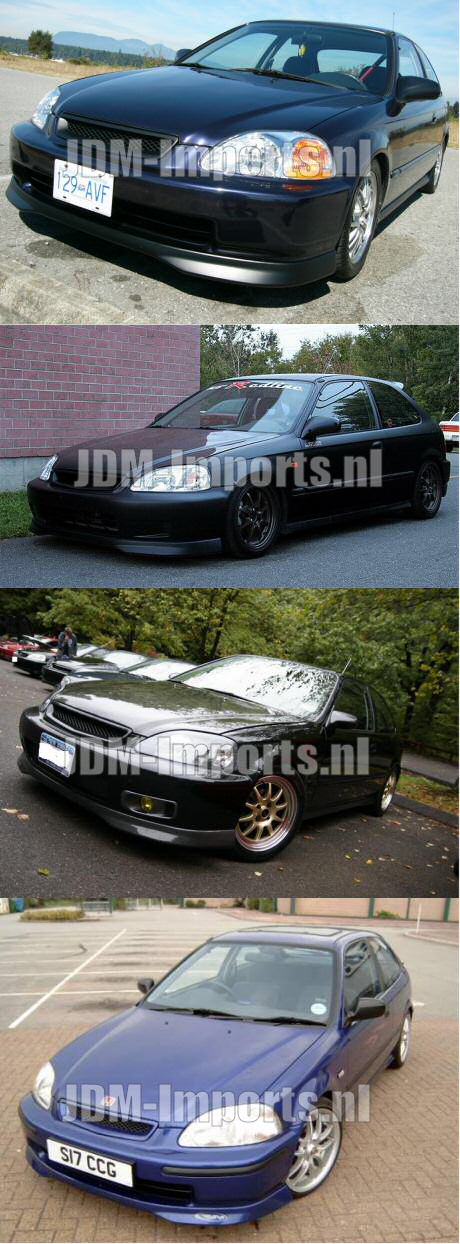 HONDA CIVIC 99-00 TYPE R ABS FRONT LIP [SIX] - 4
