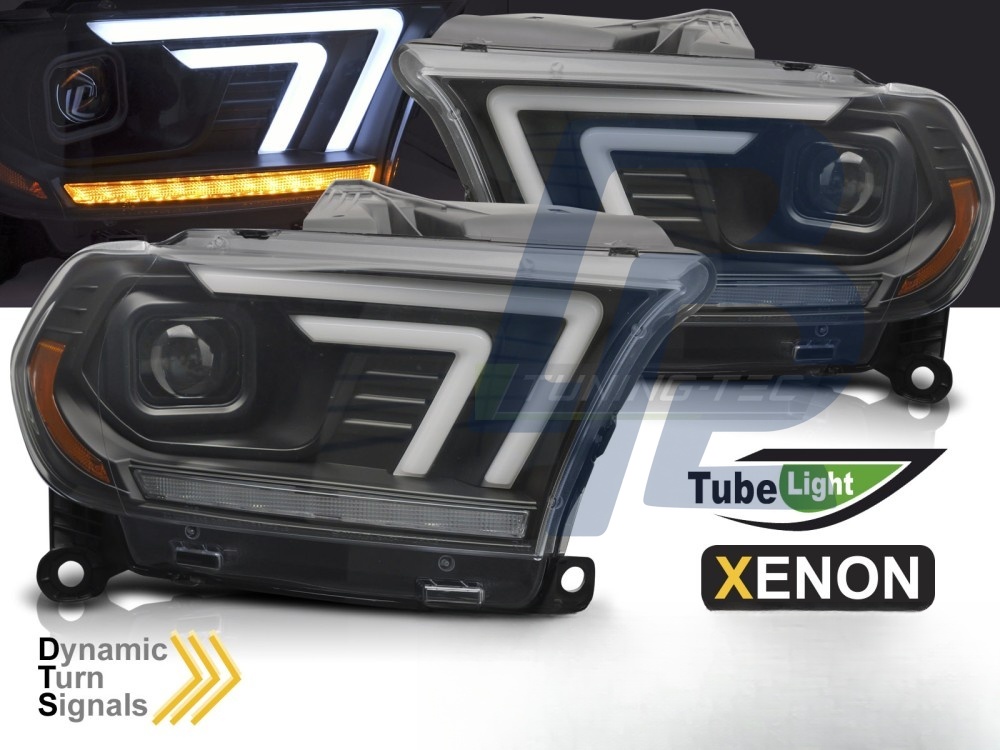 Xenon Headlights Black Tube Sequential for Dodge Durango 2010–2013 - 5