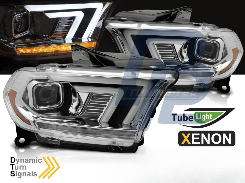Xenon Headlights Chrome Tube Sequential for Dodge Durango 2010–2013 - 5