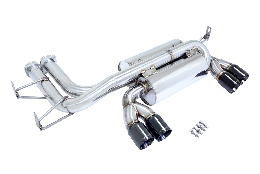 BMW E46 M3 01-06 MEGAN RACING AXLE BACK BLACK CHROME TIPS