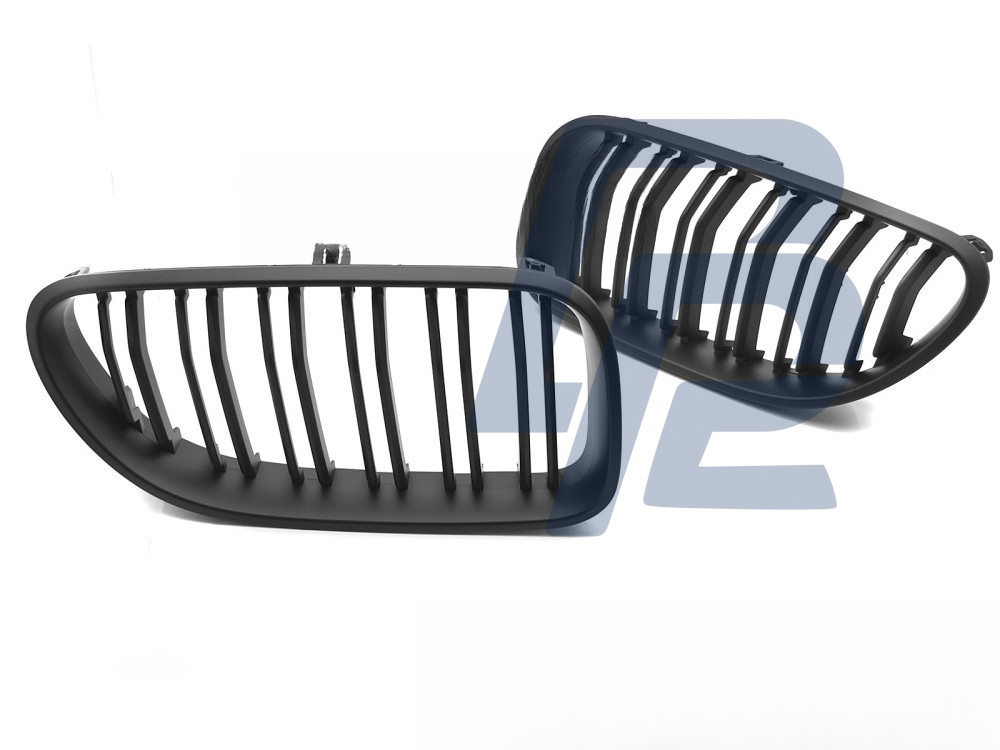 Grille Sport Matt Black Double-Slat for BMW F12 / F13 2011–2018 - 3