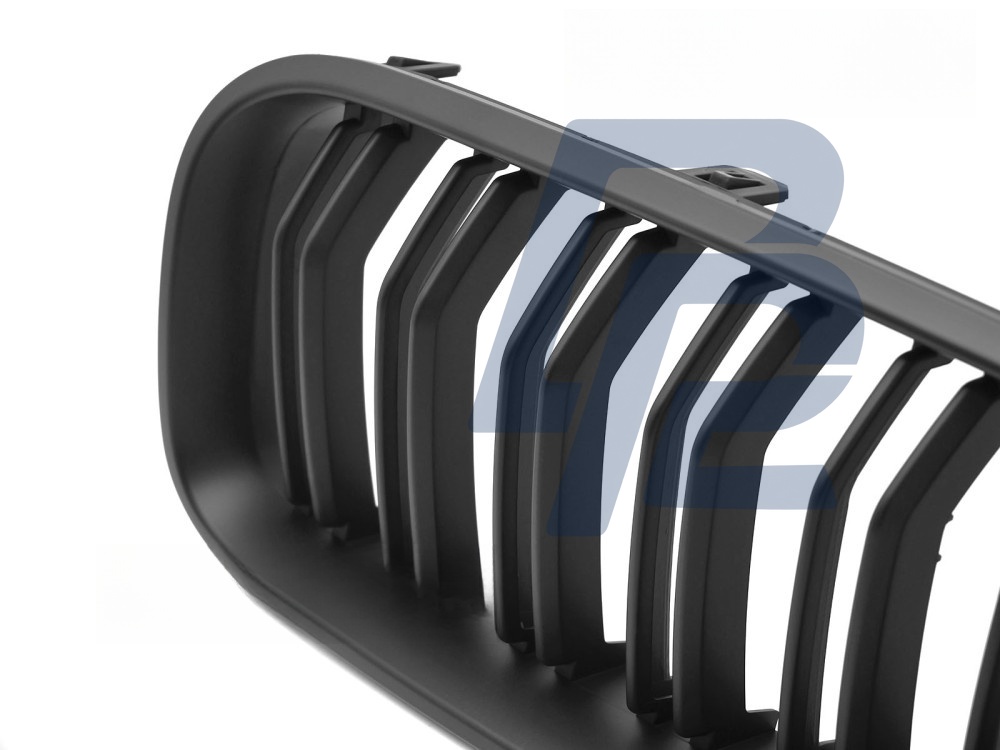 Grille Sport Matt Black Double-Slat for BMW F12 / F13 2011–2018 - 6