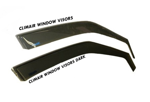 VW PASSAT 3C VARIANT 05+/10+ CLIMAIR WINDOW VISORS REAR DARK - 4