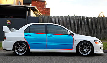 MITSUBISHI LANCER EVO 7/8/9 LIGHTWEIGHT FRP DOORS SET 4