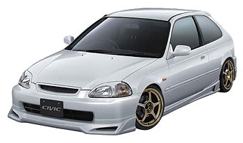 HONDA CIVIC 96-00 2/3D JP VIZAGES URETHANE SIDESKIRTS