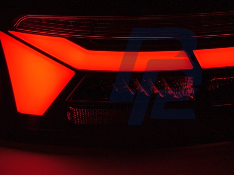 LED Bar Tail Lights Black Sequential for Audi A5 11-16 OEM Bulb - 3