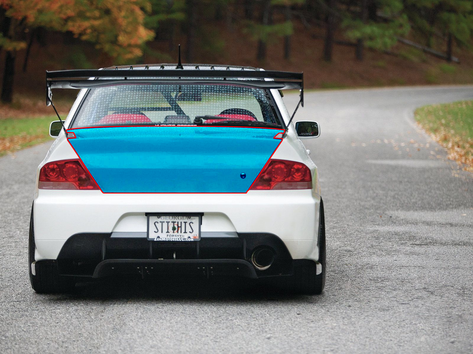 MITSUBISHI LANCER EVO 7/8/9 LIGHTWEIGHT FRP TRUNK/BOOTLID