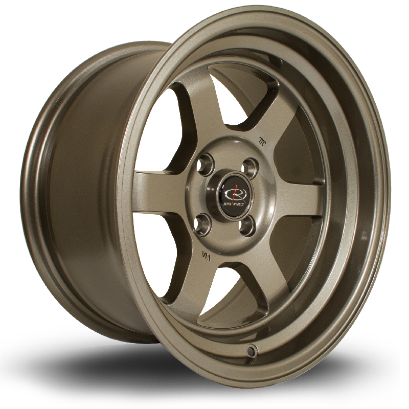 ROTA GRID (DRIFT)-V 15 INCH 8J 4X114 ET0 BRONZE