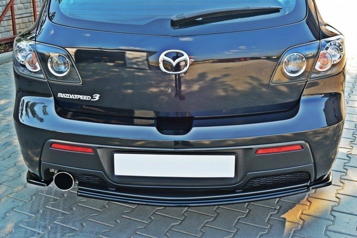 Central Rear Splitter Mazda 3 MPS Mk1 US-Spec Version - 2