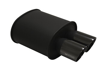 UNIVERSAL 2.5 INCH MEGAN RACING M-BC DUAL B/C TIP MUFFLER