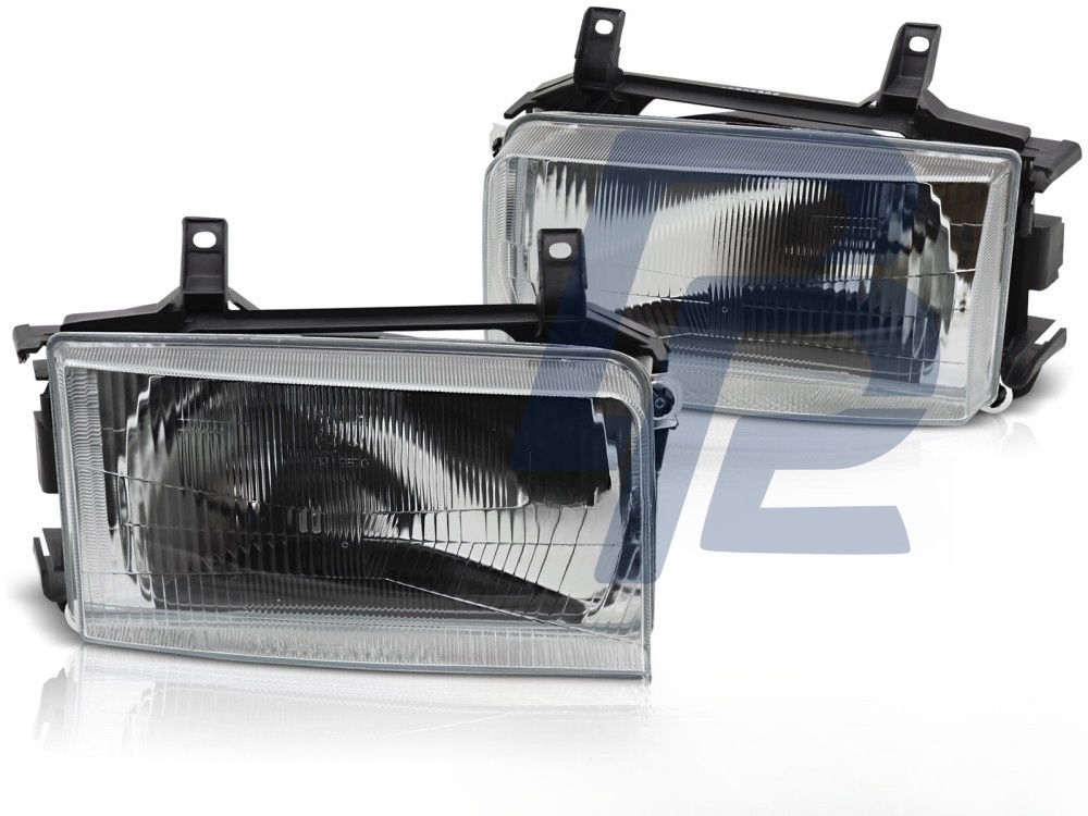 Headlights Black for VW T4 90-03.03 Transporter - 2