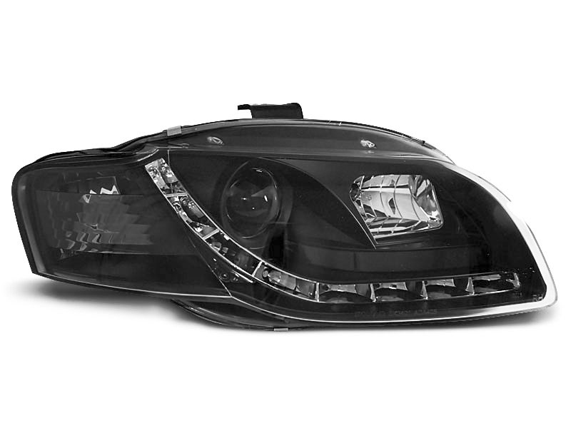 HEADLIGHTS AUDI A4 B7 11.04-03.08 DAYLIGHT BLACK