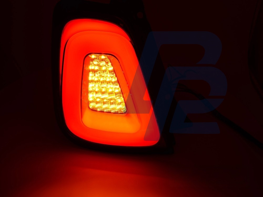 Tail Lights for Fiat 500 2015–2020 White LED Bar - 2