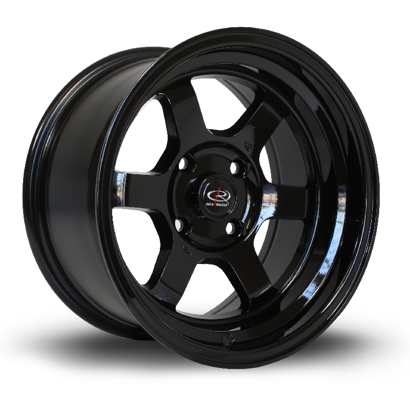 ROTA GRID (DRIFT)-V 15 INCH 8J 4X100 ET0 BLACK