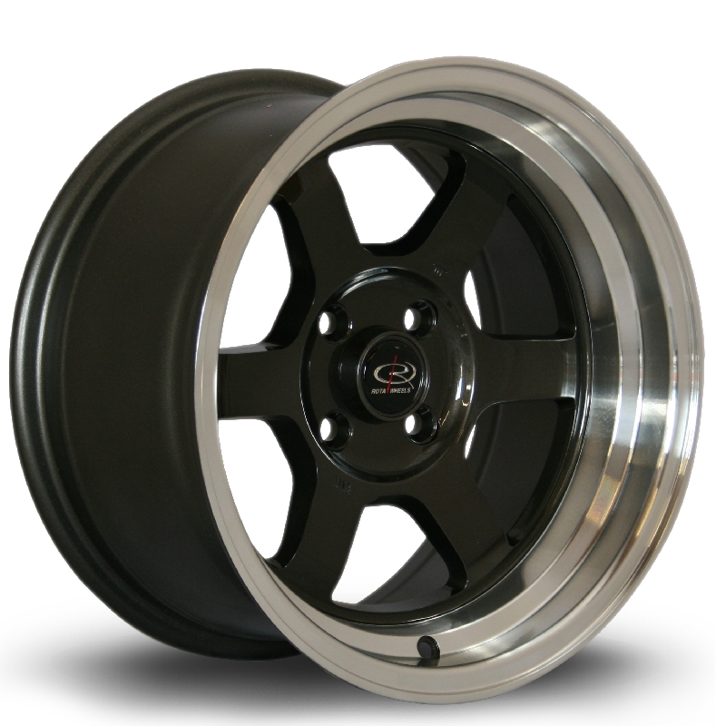 ROTA GRID (DRIFT)-V 15 INCH 8J 4X100 ET0 RLGUNMETAL