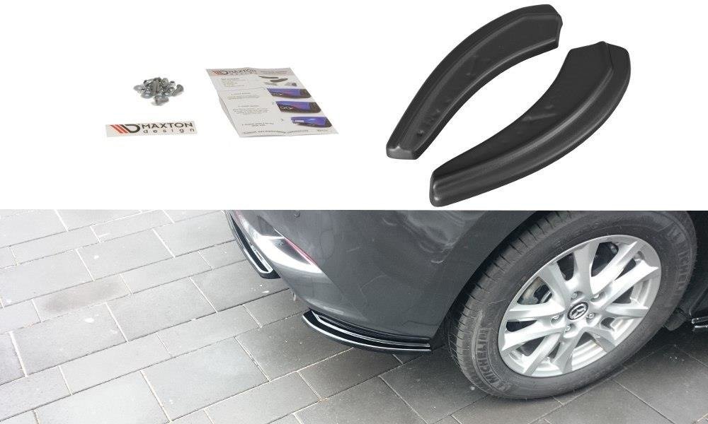 Rear Side Splitters Mazda 3 Mk3 Facelift