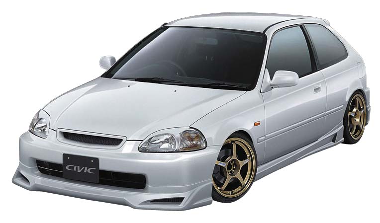 HONDA CIVIC 96-98 JP VIZAGES URETHANE FRÄMRE STÖTFÅNGARE LÄPP