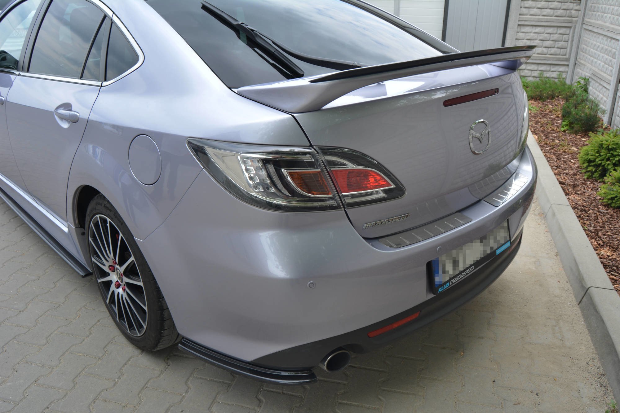 Spoiler Extension CAP  Mazda 6 MK2 Sport Hatch (Gh-series) Pre-facelift (2008-2010) - 5