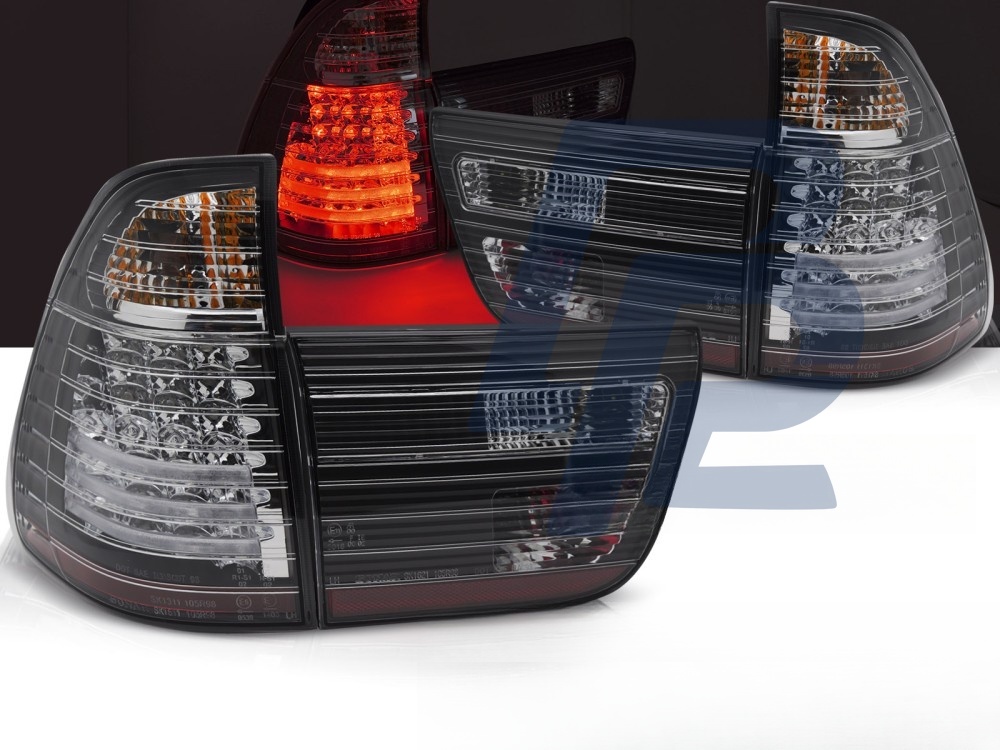 LED Tail Lights Black for BMW X5 E53 09.1999–10.2003 - 3