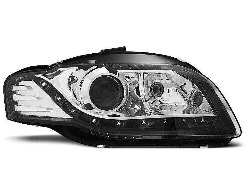 HEADLIGHTS AUDI A4 B7 11.04-03.08 DAYLIGHT BLACK