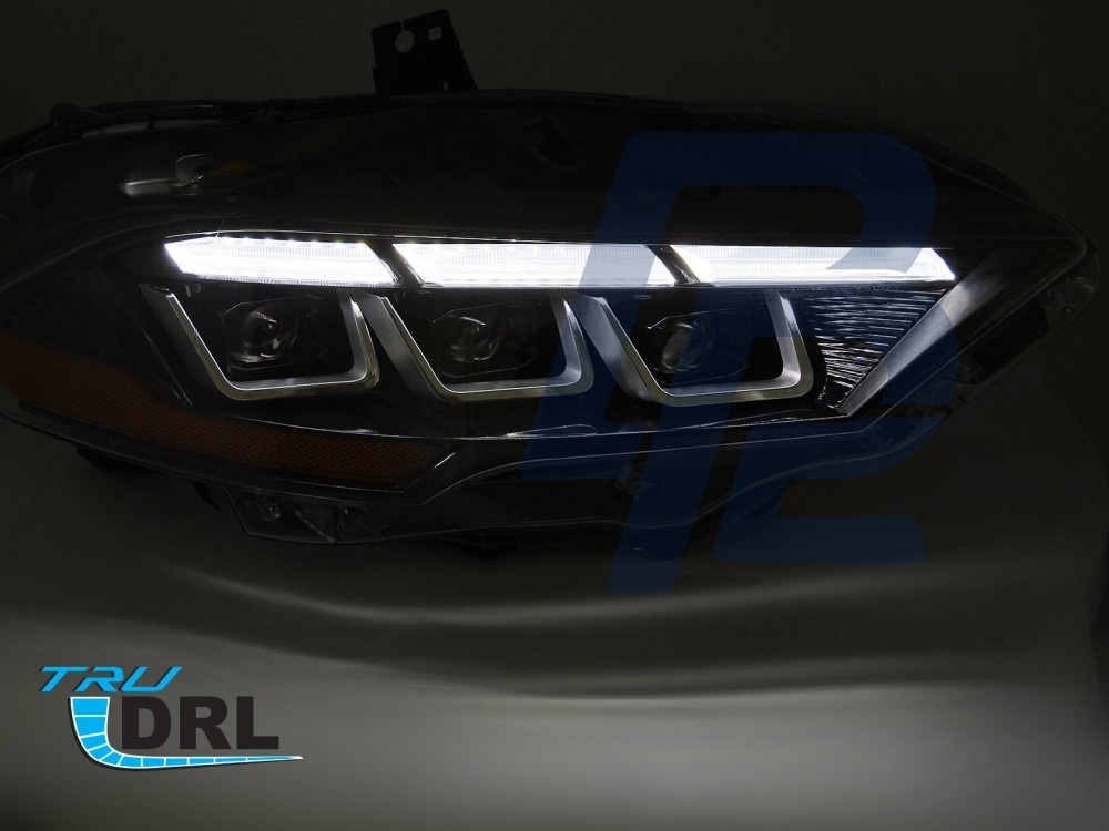 Headlights Black for Ford Mustang 2018–2021 - 4