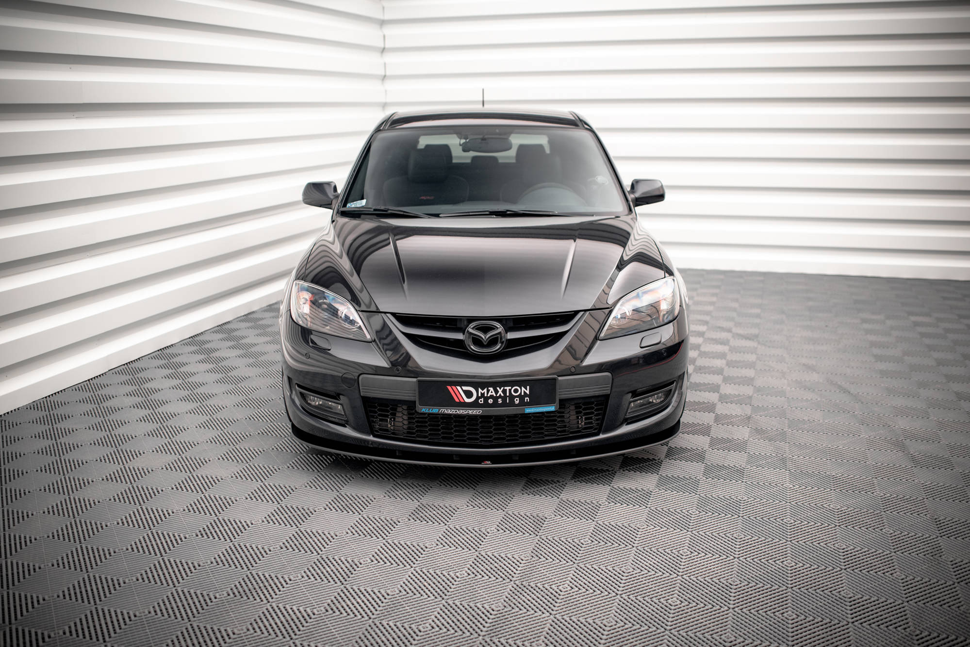 STREET PRO FRONT SPLITTER SUITABLE FOR MAZDA 3 MPS MK1 – MAXTON DESIGN - 4