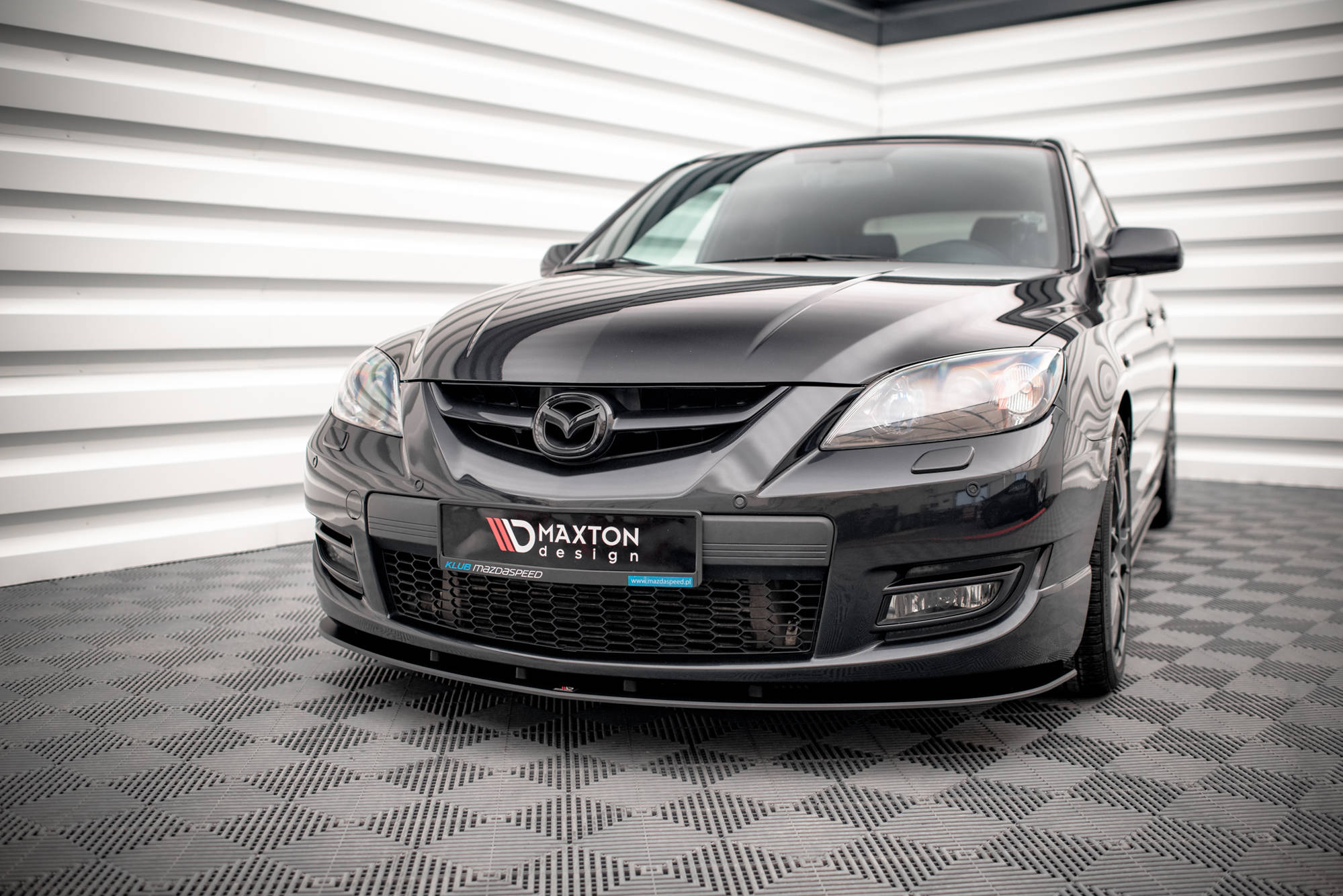 STREET PRO FRONT SPLITTER SUITABLE FOR MAZDA 3 MPS MK1 – MAXTON DESIGN - 2