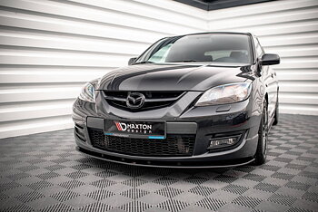 STREET PRO FRONT SPLITTER SUITABLE FOR MAZDA 3 MPS MK1 – MAXTON DESIGN