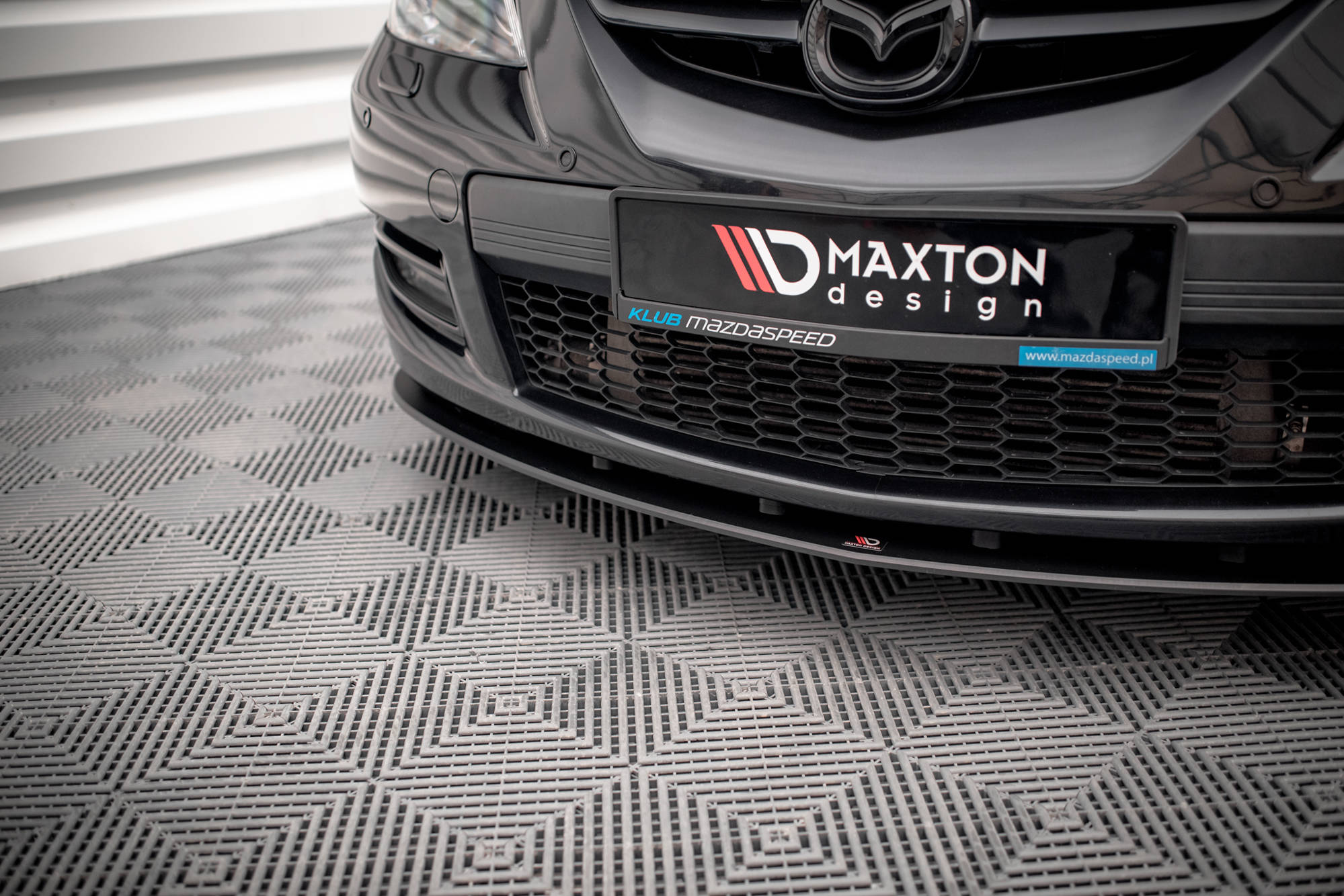 STREET PRO FRONT SPLITTER SUITABLE FOR MAZDA 3 MPS MK1 – MAXTON DESIGN - 5