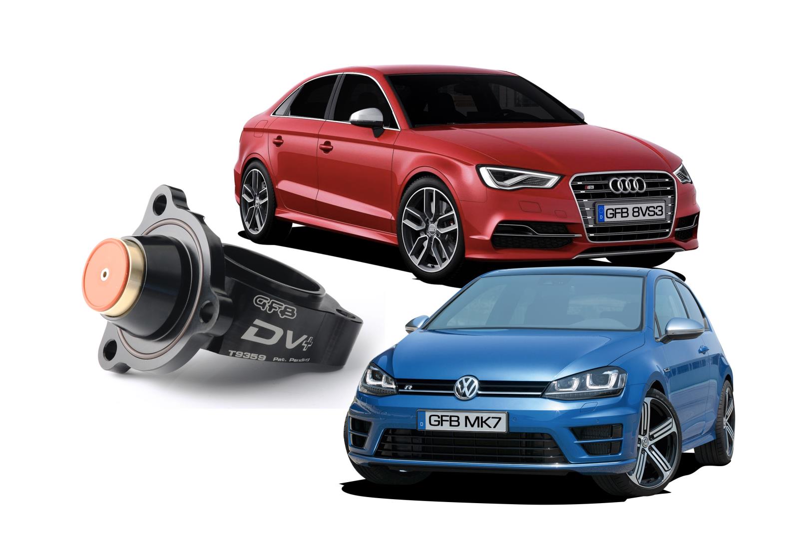 DV+ VW GOLF 7 R / AUDI S3 8V 13+ DIVERTER VALVE UPGRADE GFB - 4