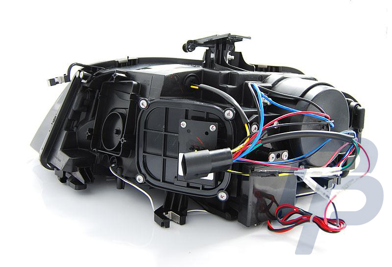 HEADLIGHTS AUDI A4 B8 04.08-11 TRU DRL CHROME - 4
