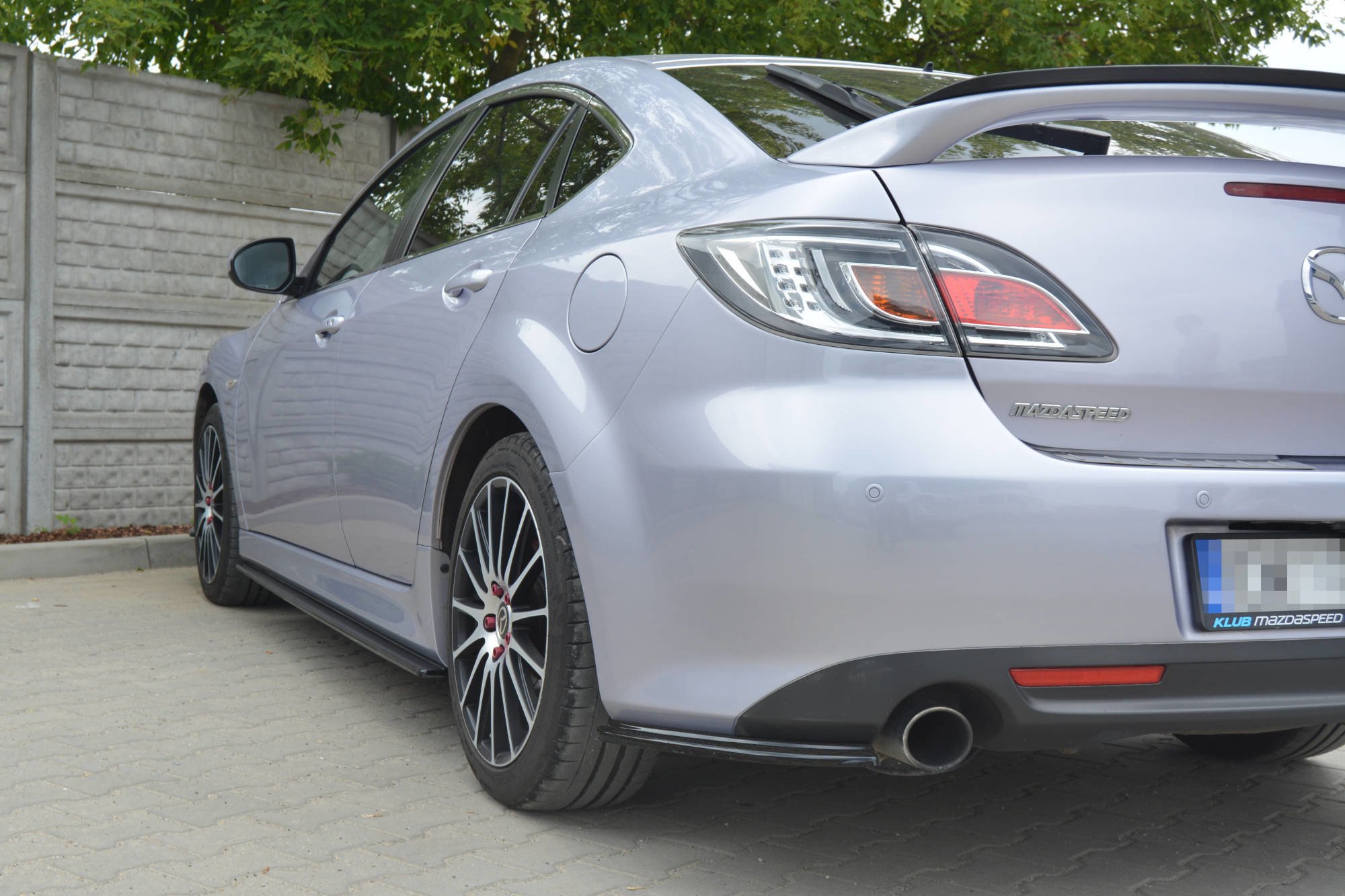 Rear Side Splitters  Mazda 6 MK2 Sport Hatch (Gh-series) Pre-facelift (2008-2010) - 4