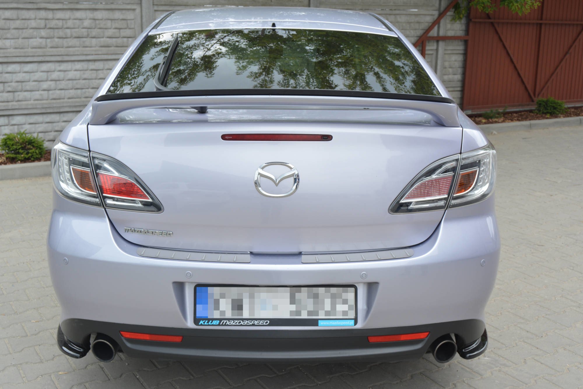 Rear Side Splitters  Mazda 6 MK2 Sport Hatch (Gh-series) Pre-facelift (2008-2010) - 2