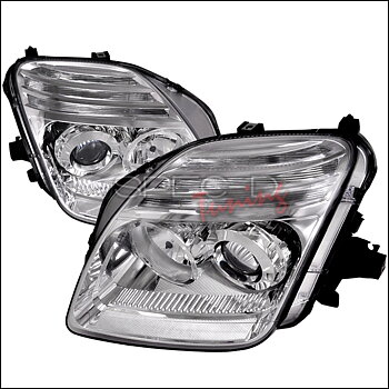 HONDA PRELUDE 97-01 CHROME HOUSING PROJECTOR HEADLIGHTS