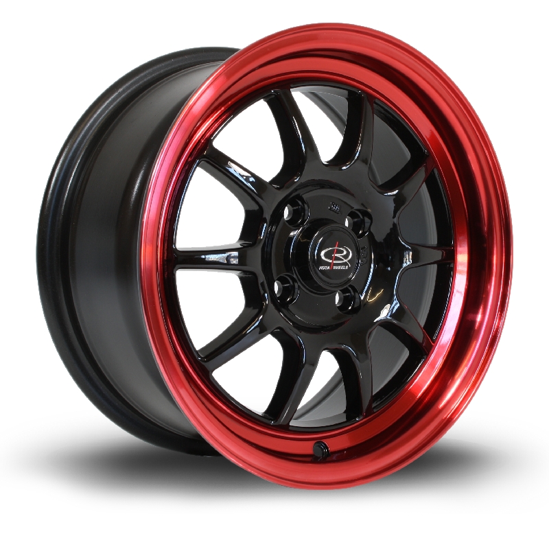 ROTA GT3 15 INCH 7J 4X100 ET40 BLACKCREDLIP