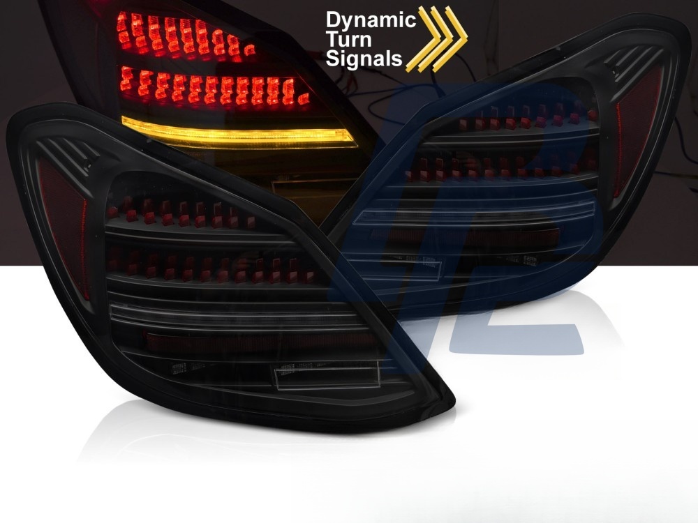 LED Tail Lights Smoked Red Sequential for Mercedes C-Class W205 2014–2021 - 3