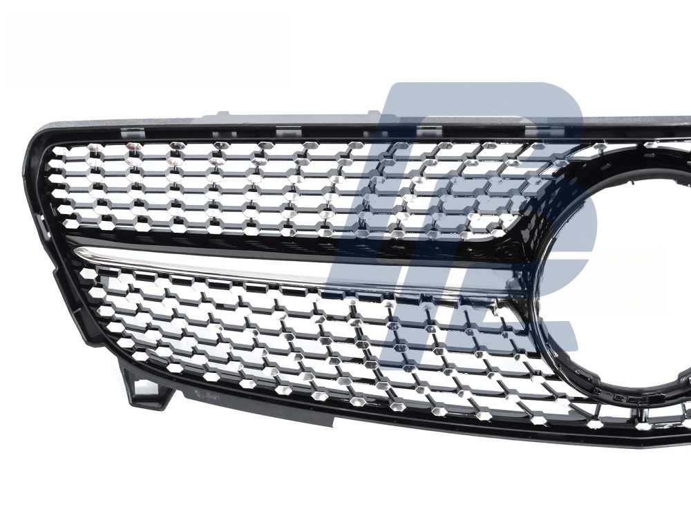 Grille Diamond Black/Chrome for Mercedes W176 2015–2018 - 5