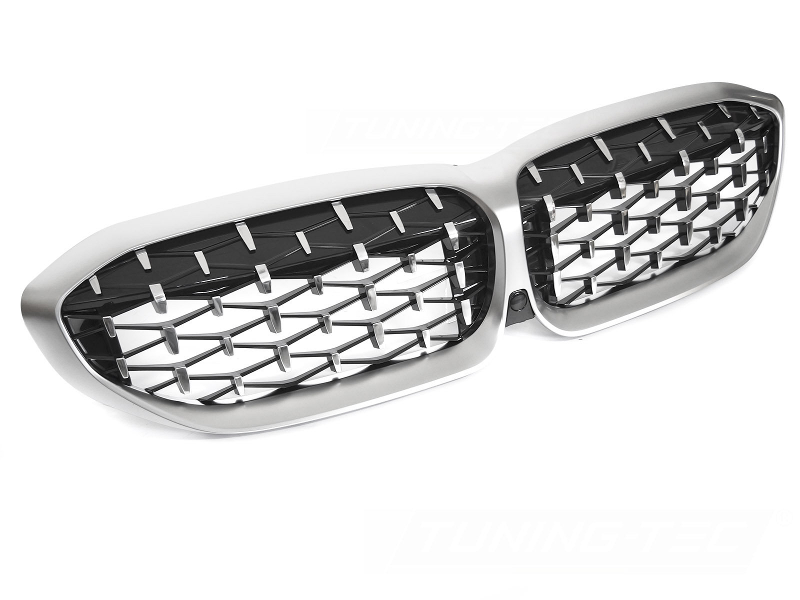 GRILL DIAMOND SILVER MATT KROM TILL BMW G20 / G21 2019-2022