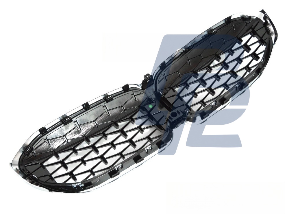 Grille Diamond Silver Matt Chrome for BMW G20 / G21 2019–2022 - 2
