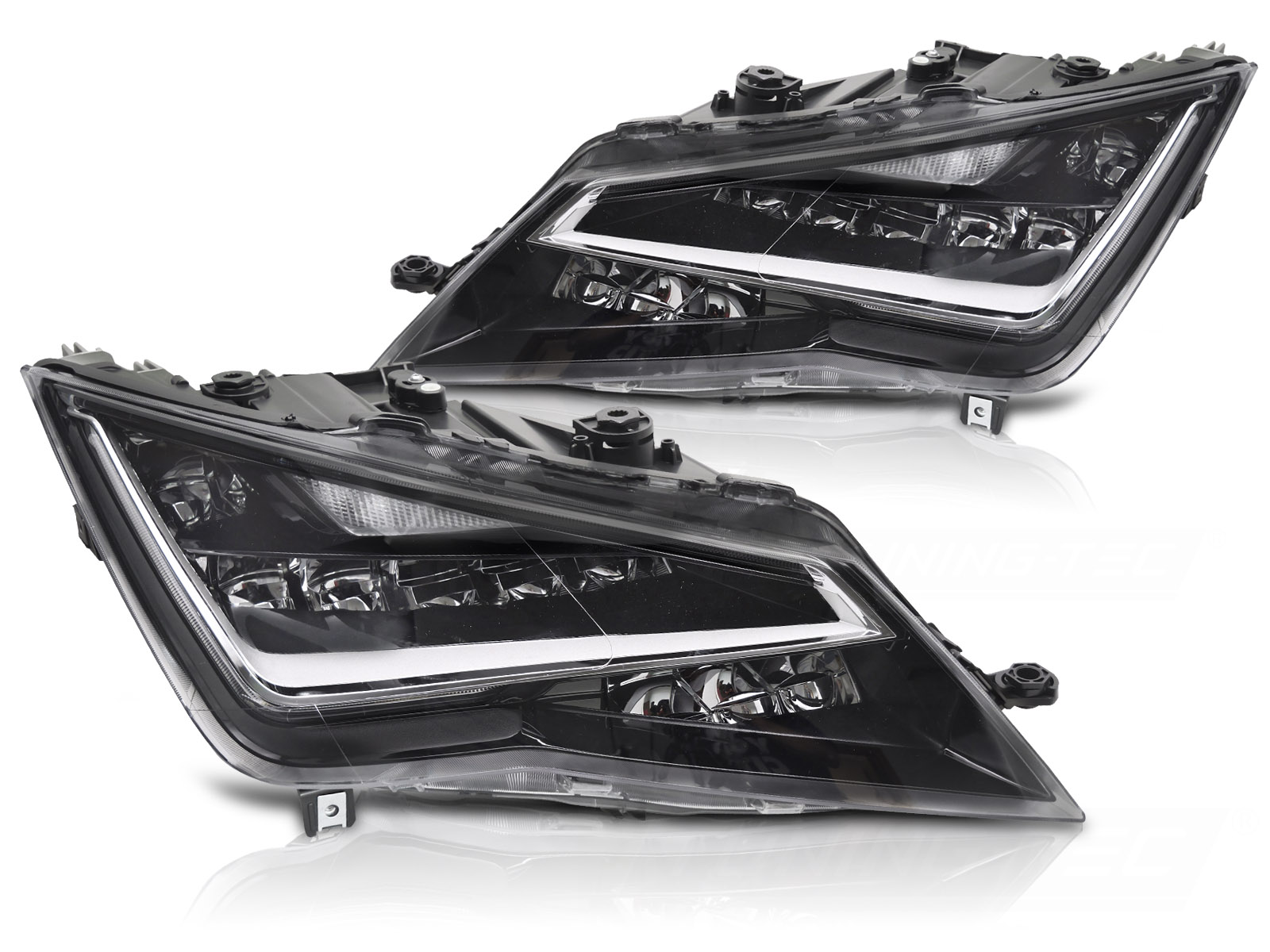 STRÅLKASTARE FULL LED DRL TILL SEAT LEON III 5F 2012-2016