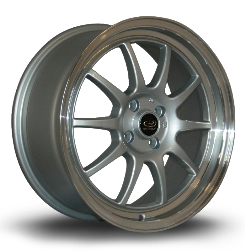 ROTA GT3 17 INCH 7.5J 4X100 ET45 RLSILVER